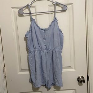 Light Blue Romper shorts